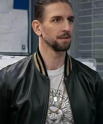 Zava Season 03 Ted Lasso Bomber Leather Jacket