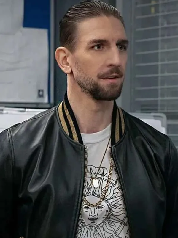 Zava Season 03 Ted Lasso Bomber Leather Jacket