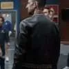 Maximilian Osinski Ted Lasso S03 Zava Black Leather Bomber Jacket