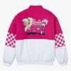 Barbie Pink Racing Bomber Jacket