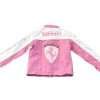Barbie Pink and White Ferrari Jacket