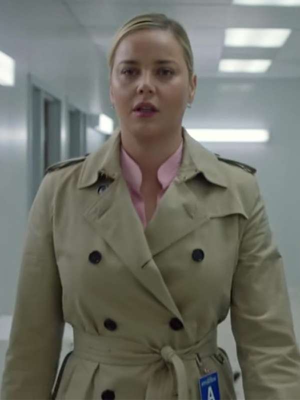 Abbie Cornish Tom Clancy’s Jack Ryan Beige Cotton Coat