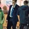 Parker Heart of Stone 2023 Jamie Dornan Blue Suit