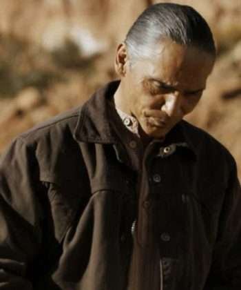 Dark Winds Zahn McClarnon Brown Jacket