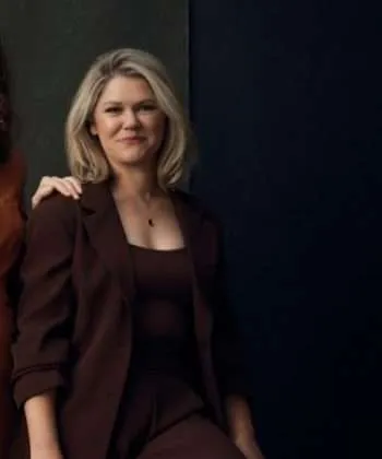 Deadloch 2023 Kate McLennan Brown Blazer Coat