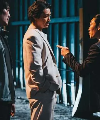 Lee Jun-hyuk The Roundup No Way Out Joo Seong-Cheol Blazer Coat