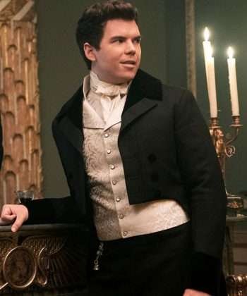 Luke Newton Bridgerton Wool Tailcoat