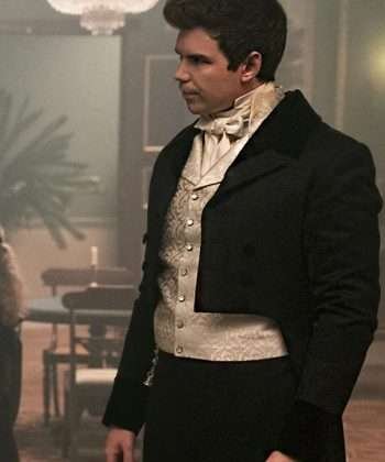 Luke Newton Bridgerton S03 Colin Bridgerto Wool Tailcoat