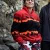 Eddie Redcliffe Deadloch Madeleine Sami Red Wool Jacket
