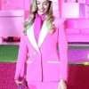 Margot Robbie Barbie Pink Blazer
