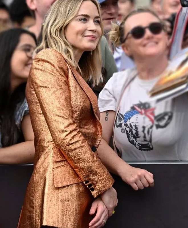 Oppenheimer Emily Blunt London Suit