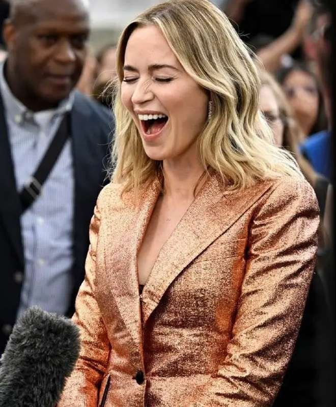 Oppenheimer Emily Blunt London Premiere Suit