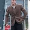 Elvis Presley Priscilla 2023 Jacob Elordi Brown Wool Blazer