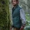 Roger Wakefield Outlander Richard Rankin Blue Wool Vest