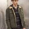 Ricky Tv Series High School Musical Joshua Bassett Green Shearling Jacket