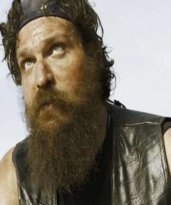 Ryan de Quintal Dark Winds Richard Black Leather Vest