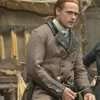 Sam Heughan Outlander Jamie Fraser Brown Wool and Leather Coat