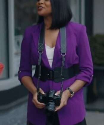 Strength of a Woman Movie 2023 Kendra Purple Coat
