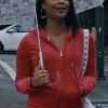 Ajiona Alexus Strength of a Woman 2023 Red Jacket