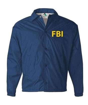 FBI Blue Cotton Jacket