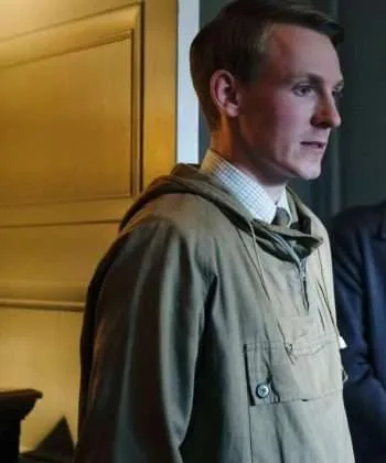 Tom Glenister Grantchester Jim Baker Green Hooded Jacket