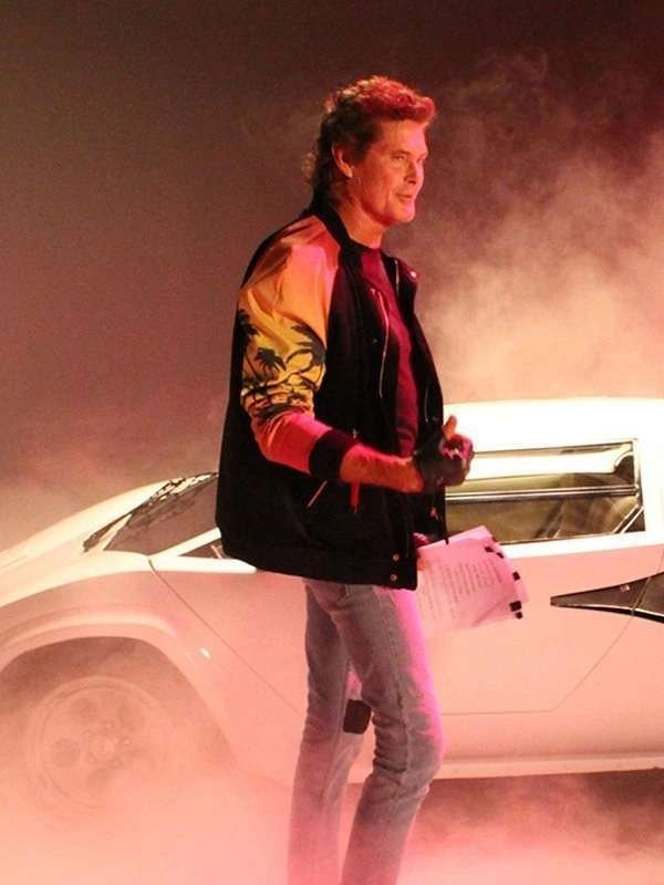Kung Fury David Hasselhoff Leather Jacket