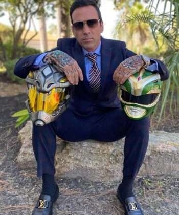 Erik Reed Legend of the White Dragon 2023 Jason David Frank Blue Suit