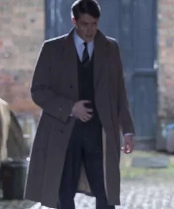 Lorne MacFadyen Grantchester Brown Trench Coat