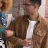 Howie High School Musical: The Musical Roman Banks Brown Suede Jacket