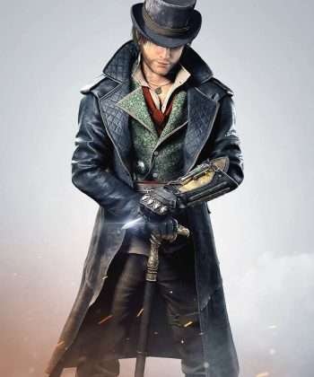 Assassins Creed Syndicate Black Leather Coat