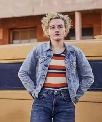 Julia Garner The Royal Hotel Hanna Blue Denim Jacket
