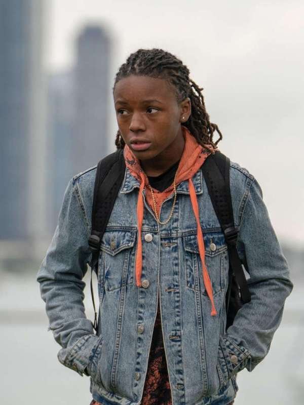 Michael Epps The Chi Jake Taylor Blue Denim Jacket