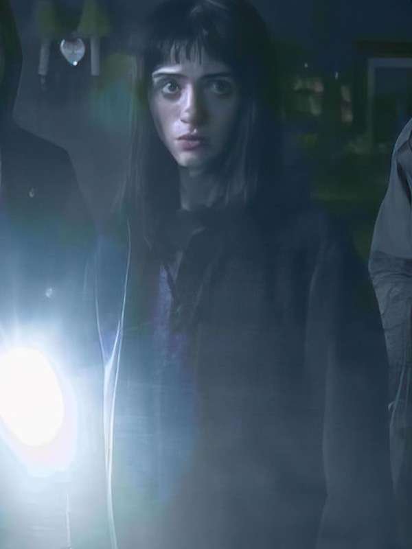 Natalia Dyer All Fun and Games Black Corduroy Jacket