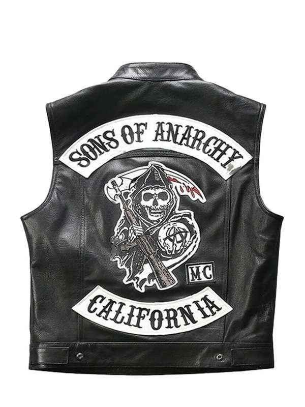 Sons Of Anarchy Black Vest