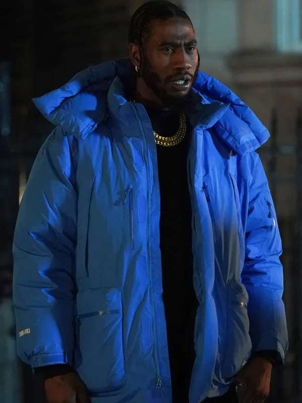 The Chi S06 Rob Blue Puffer Jacket