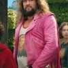 A Minecraft 2025 Jason Momoa Fringe Leather Jacket