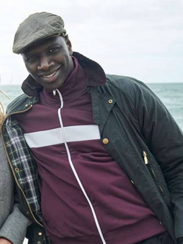 Omar Sy Lupin Assane Diop Maroon Jacket