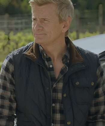 Under The Vines Season 03 Louis Blue Quilted Vest