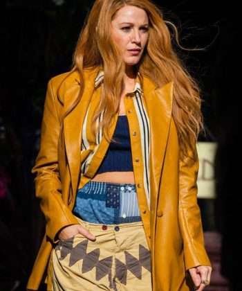 Lily-Yellow-Leather-Coat