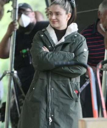 Eve-Hewson-Green-Coat
