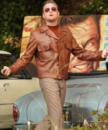 Leonardo-DiCaprio-Brown-Jacket