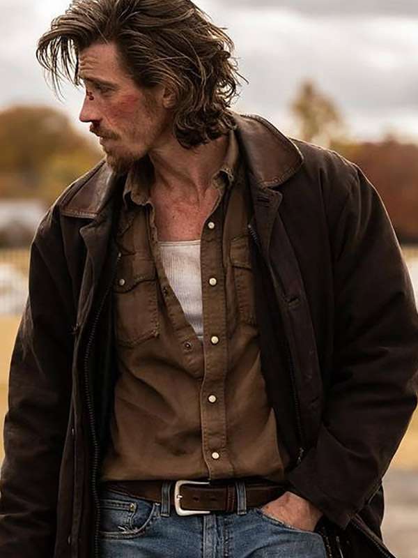 Russell-Brown-Jacket Garrett-Hedlund-Cotton-Jacket