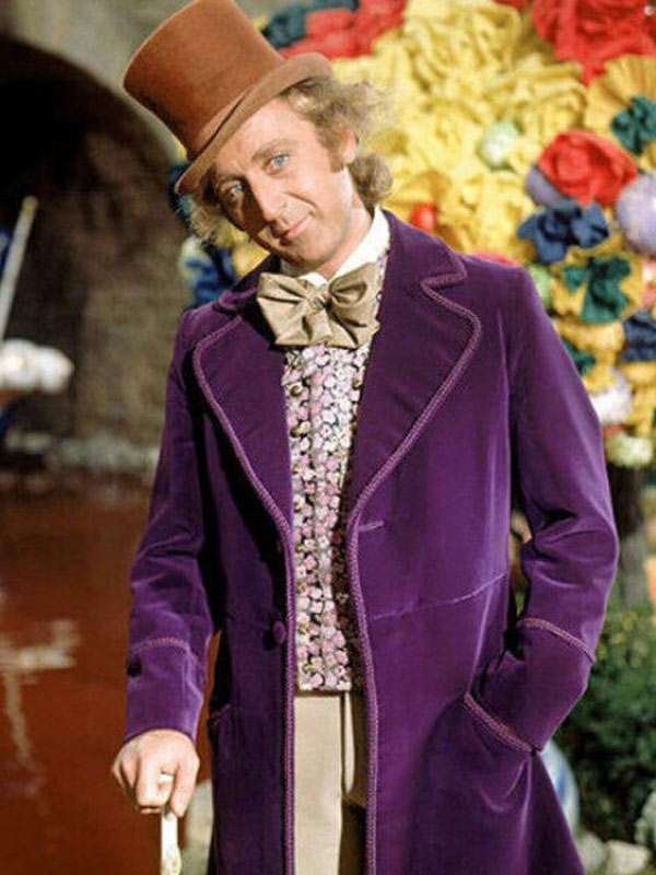 Willy Wonka Purple Coat - Image 2