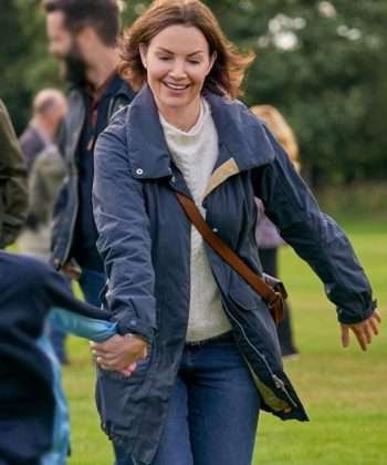 A Scottish Love Scheme 2024 Erica Durance Blue Jacket