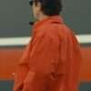 Race For Glory 2024 Riccardo Scamarcio Orange Jacket