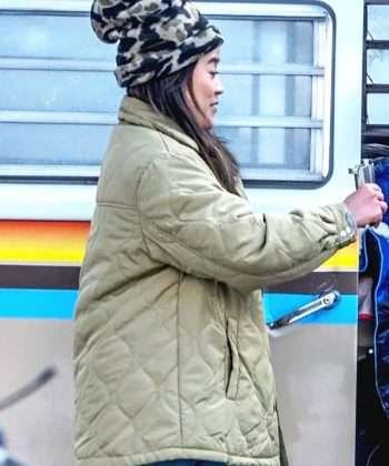 Lucy Lin Green Quilted Jacket