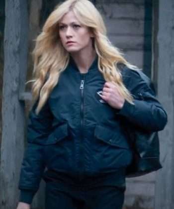 Air Force One Down Katherine McNamara Bomber Jacket