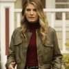 Quantum Leap S02 Addison Augustine Brown Bomber Jacket
