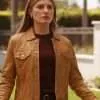 Quantum Leap S02 Addison Augustine Brown Leather Jacket