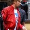 Colt Seavers Red Bomber Jacket